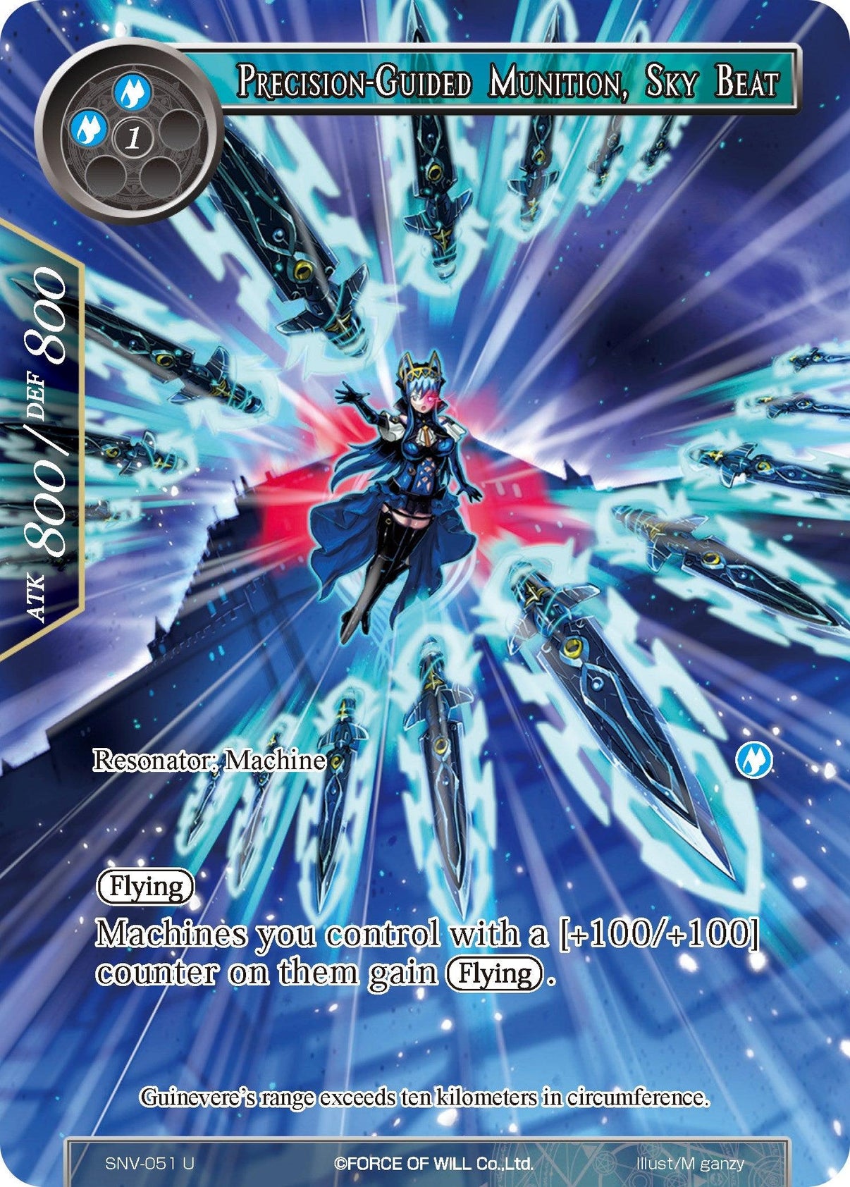 Precision-Guided Munition, Sky Beat (Full Art) (SNV-051) [The Strangers of New Valhalla] - POKÉ JEUX