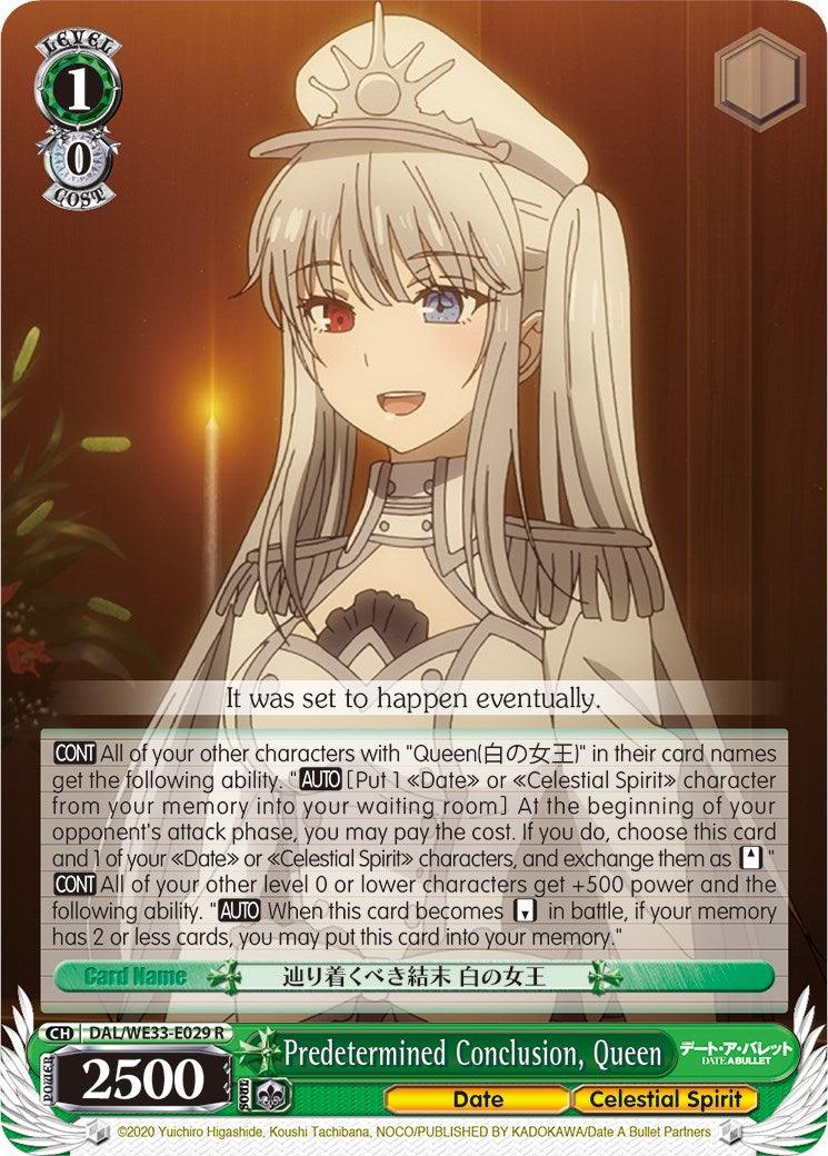 Predetermined Conclusion, Queen (DAL/WE33-E029 R) (Parallel Foil) [Date A Bullet] - POKÉ JEUX