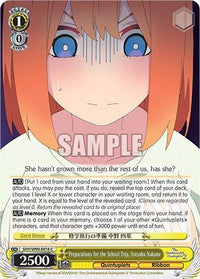 Preparations for the School Trip, Yotsuba Nakano (5HY/W90-E016 C) [The Quintessential Quintuplets 2] - POKÉ JEUX