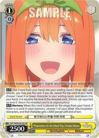 Preparations for the School Trip, Yotsuba Nakano (5HY/W90-E016S SR) [The Quintessential Quintuplets 2] - POKÉ JEUX