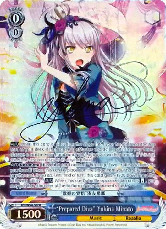 "Prepared Diva" Yukina Minato (BD/W54-SE04) (Promo) [BanG Dream! Girls Band Party!] - POKÉ JEUX