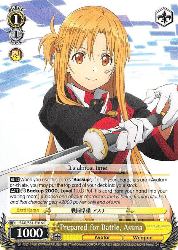 Prepared for Battle, Asuna (SAO/S51-E016 C) [Sword Art Online The Movie: -Ordinal Scale-] - POKÉ JEUX