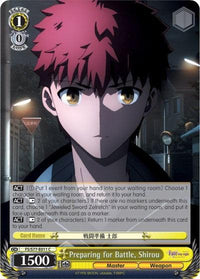 Preparing for Battle, Shirou (FS/S77-E011 C) [Fate/Stay Night [Heaven's Feel] Vol.2] - POKÉ JEUX