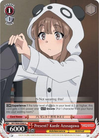 Present? Kaede Azusagawa (SBY/W64-E060 U) [Rascal Does Not Dream of Bunny Girl Senpai] - POKÉ JEUX