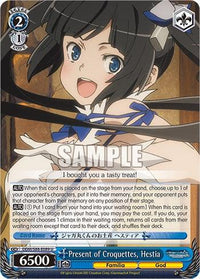 Present of Croquettes, Hestia (DDM/S88-E089 U) [Is it Wrong to Try to Pick Up Girls in a Dungeon?] - POKÉ JEUX