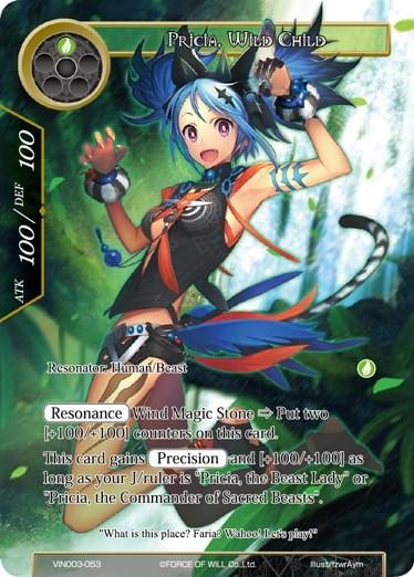 Pricia, Wild Child (VIN003-053) [Vingolf 3: Ruler All Stars] - POKÉ JEUX