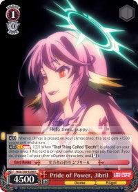 Pride of Power, Jibril (NGL/S58-E056 R) [No Game No Life] - POKÉ JEUX