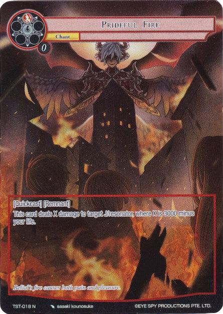 Prideful Fire (Full Art) (TST-018) [The Seventh] - POKÉ JEUX
