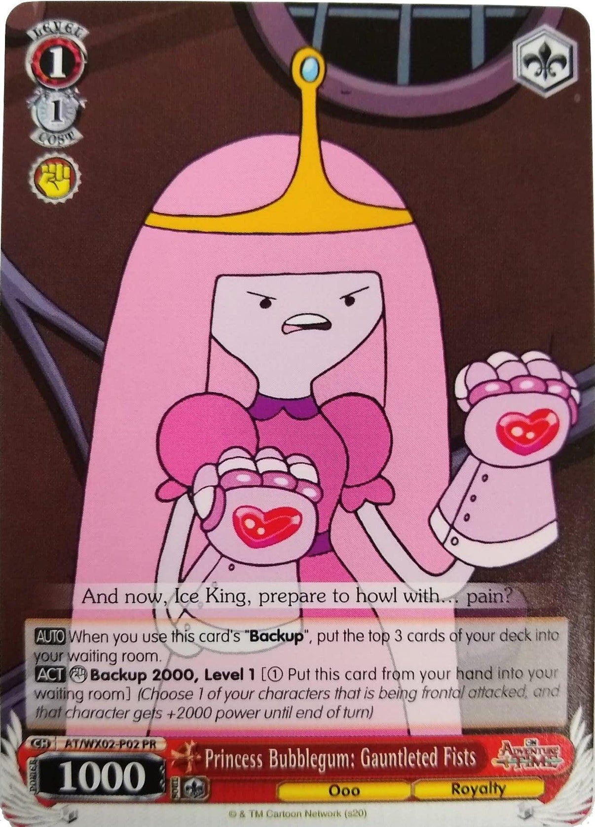 Princess Bubblegum: Gauntleted Fists (AT/WX02-P02 PR) (Promo) [Adventure Time] - POKÉ JEUX