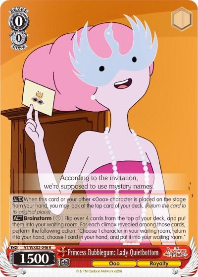 Princess Bubblegum: Lady Quietbottom (AT/WX02-046 R) [Adventure Time] - POKÉ JEUX