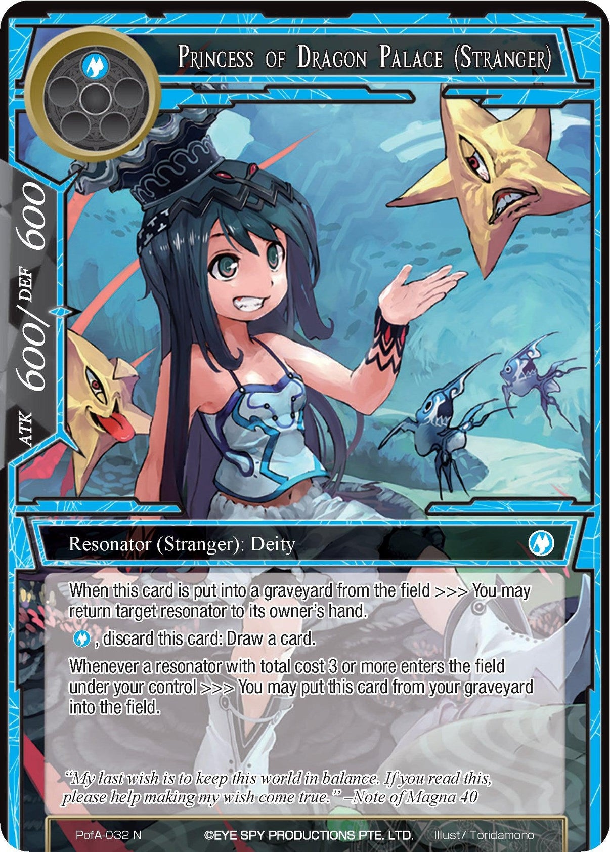 Princess of Dragon Palace (Stranger) (PofA-032) [Alice Origin IV: Prologue of Attoractia] - POKÉ JEUX
