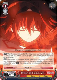 Prison of Flame, Mii (BFR/S78-E072 C) [BOFURI: I Don't Want to Get Hurt, so I'll Max Out My Defense] - POKÉ JEUX