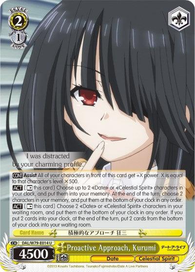 Proactive Approach, Kurumi (DAL/W79-E014 U) [Date A Live] - POKÉ JEUX
