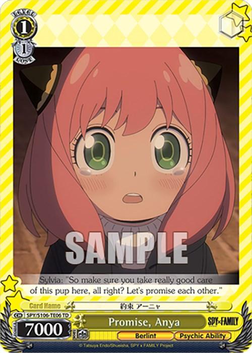 Promise, Anya (SPY/S106-TE06 TD) [SPY x FAMILY] - POKÉ JEUX