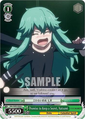 Promise to Keep a Secret, Natsumi [Date A Live Vol.2] - POKÉ JEUX