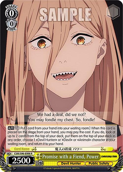 Promise with a Fiend, Power (CSM/S96-E006 R) [Chainsaw Man] - POKÉ JEUX