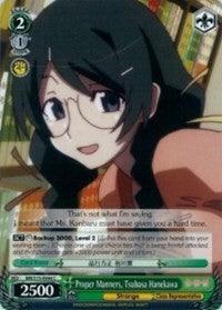 Proper Manners, Tsubasa Hanekawa (BM/S15-E044 C) [BAKEMONOGATARI] - POKÉ JEUX