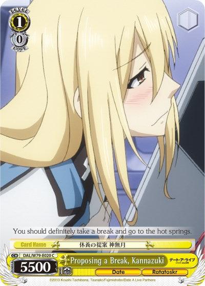 Proposing a Break, Kannazuki (DAL/W79-E020 C) [Date A Live] - POKÉ JEUX