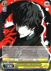 Protagonist as JOKER: All-out Attack (P5/S45-E006S SR) [Persona 5] - POKÉ JEUX