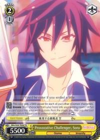 Provocative Challenger, Sora (NGL/S58-TE06 TD) [No Game No Life] - POKÉ JEUX