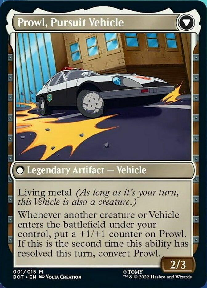 Prowl, Stoic Strategist // Prowl, Pursuit Vehicle [Transformers] - POKÉ JEUX