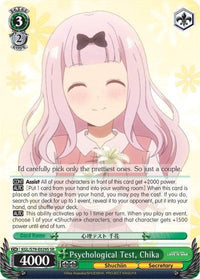 Psychological Test, Chika (KGL/S79-E029S SR) [Kaguya-sama: Love is War] - POKÉ JEUX