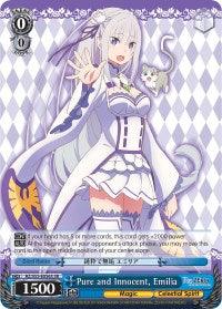 Pure and Innocent, Emilia SR (RZ/S55-E056S SR) [Re:ZERO Vol.2] - POKÉ JEUX