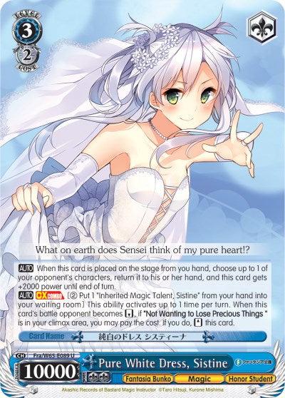 Pure White Dress, Sistine (Fra/W65-E089 U) [Fujimi Fantasia Bunko] - POKÉ JEUX