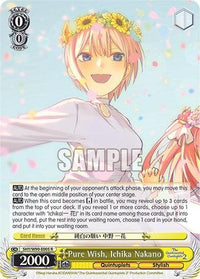 Pure Wish, Ichika Nakano (5HY/W90-E005 R) [The Quintessential Quintuplets 2] - POKÉ JEUX