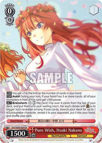 Pure Wish, Itsuki Nakano (5HY/W90-E054 R) [The Quintessential Quintuplets 2] - POKÉ JEUX