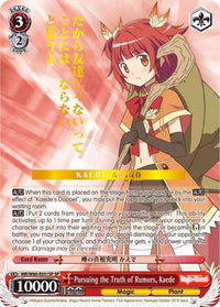 Pursuing the Truth of Rumors, Kaede (MR/W80-E051SP SP) [Magia Record: Puella Magi Madoka Magica [Side Story] (Anime)] - POKÉ JEUX