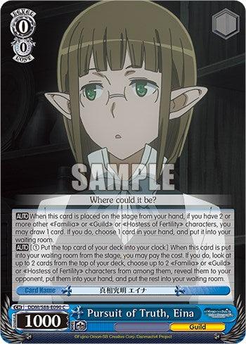 Pursuit of Truth, Eina (DDM/S88-E090 C) [Is it Wrong to Try to Pick Up Girls in a Dungeon?] - POKÉ JEUX