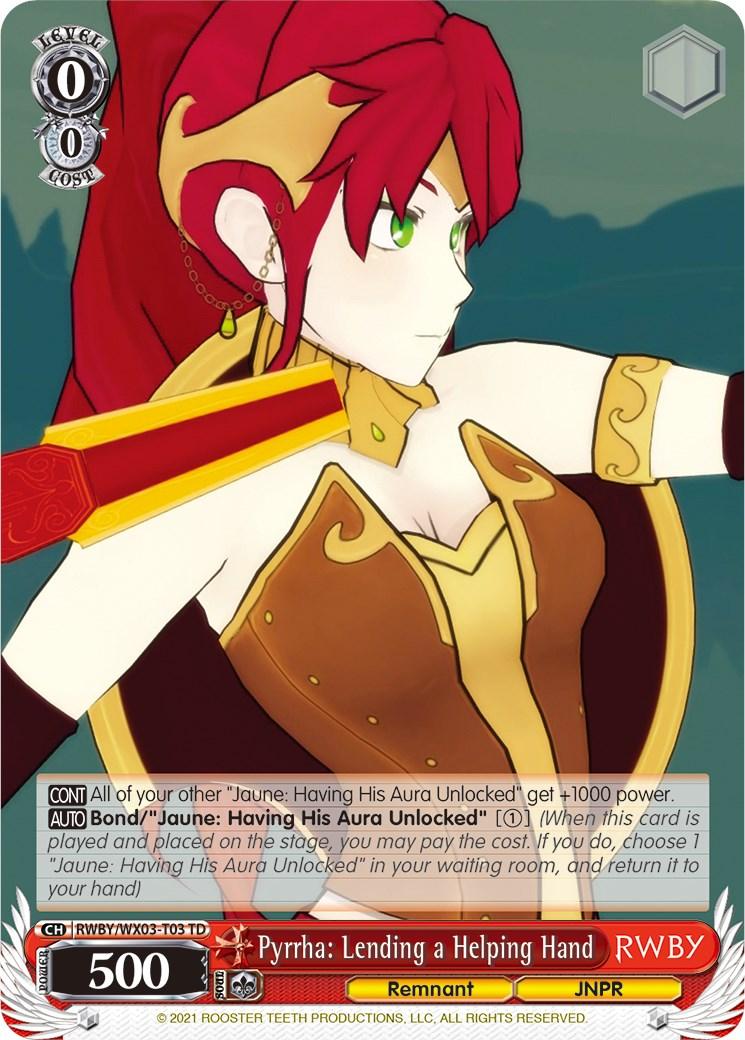 Pyrrha: Lending a Helping Hand (RWBY/WX03-T03 TD) [RWBY] - POKÉ JEUX