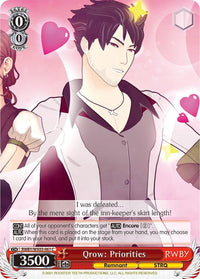 Qrow: Priorities (RWBY/WX03-061 C) [RWBY] - POKÉ JEUX