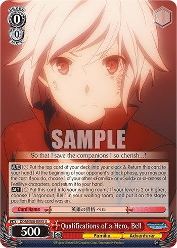 Qualifications of a Hero, Bell (DDM/S88-E055 U) [Is it Wrong to Try to Pick Up Girls in a Dungeon?] - POKÉ JEUX