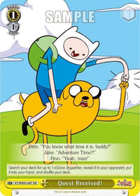 Quest Received! (AT/WX02-A07) (Promo) [Adventure Time] - POKÉ JEUX