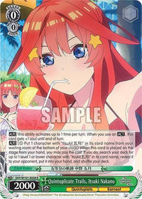 Quintuplicate Trails, Itsuki Nakano (5HY/W101-E028 R) [The Quintessential Quintuplets Movie] - POKÉ JEUX