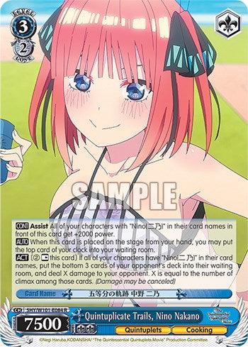Quintuplicate Trails, Nino Nakano (5HY/W101-E084 R) [The Quintessential Quintuplets Movie] - POKÉ JEUX