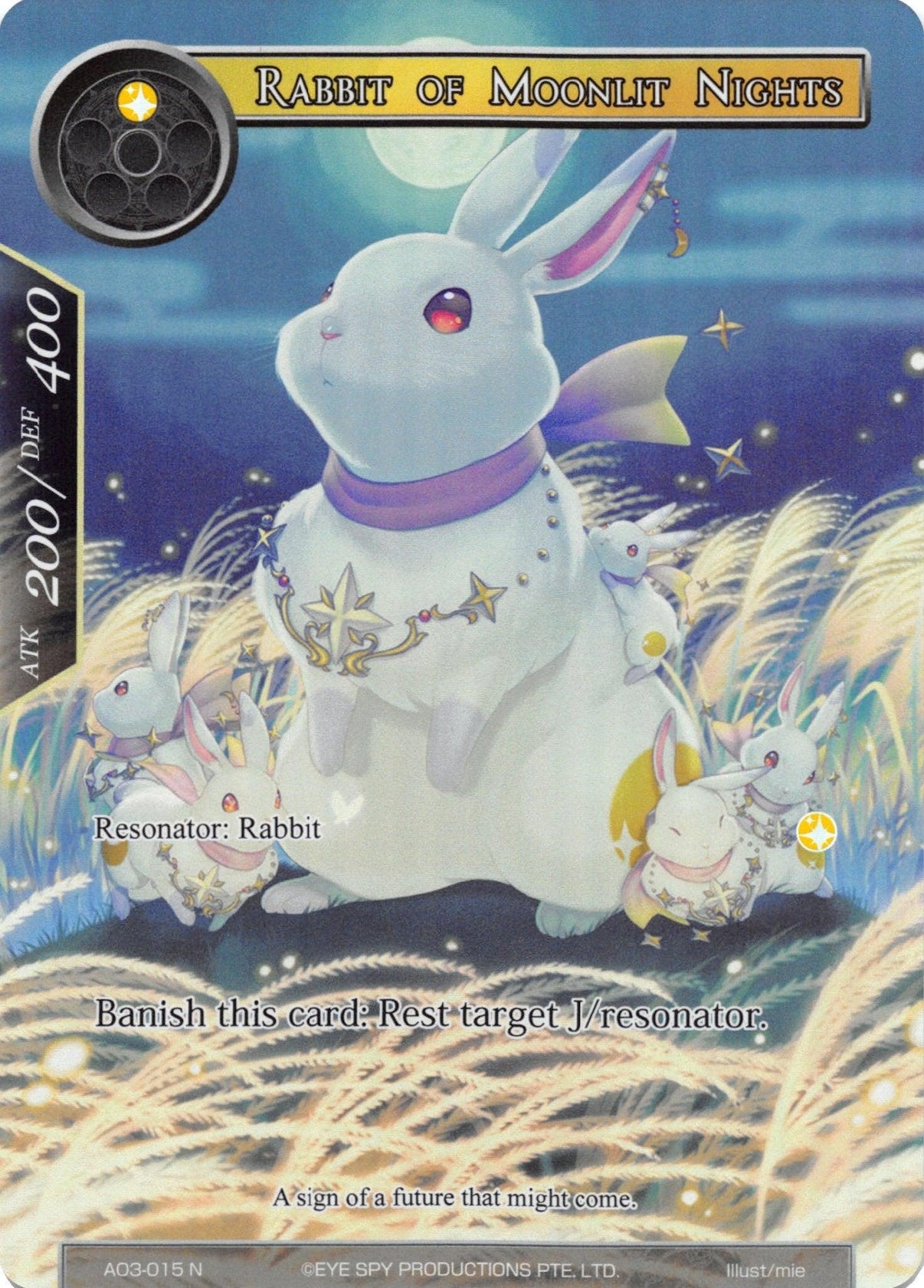 Rabbit of Moonlit Nights (Full Art) (AO3-015) [Alice Origin III] - POKÉ JEUX