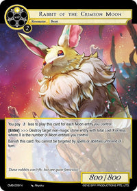 Rabbit of the Crimson Moon (CMB-009 N) [Crimson Moon's Battleground] - POKÉ JEUX