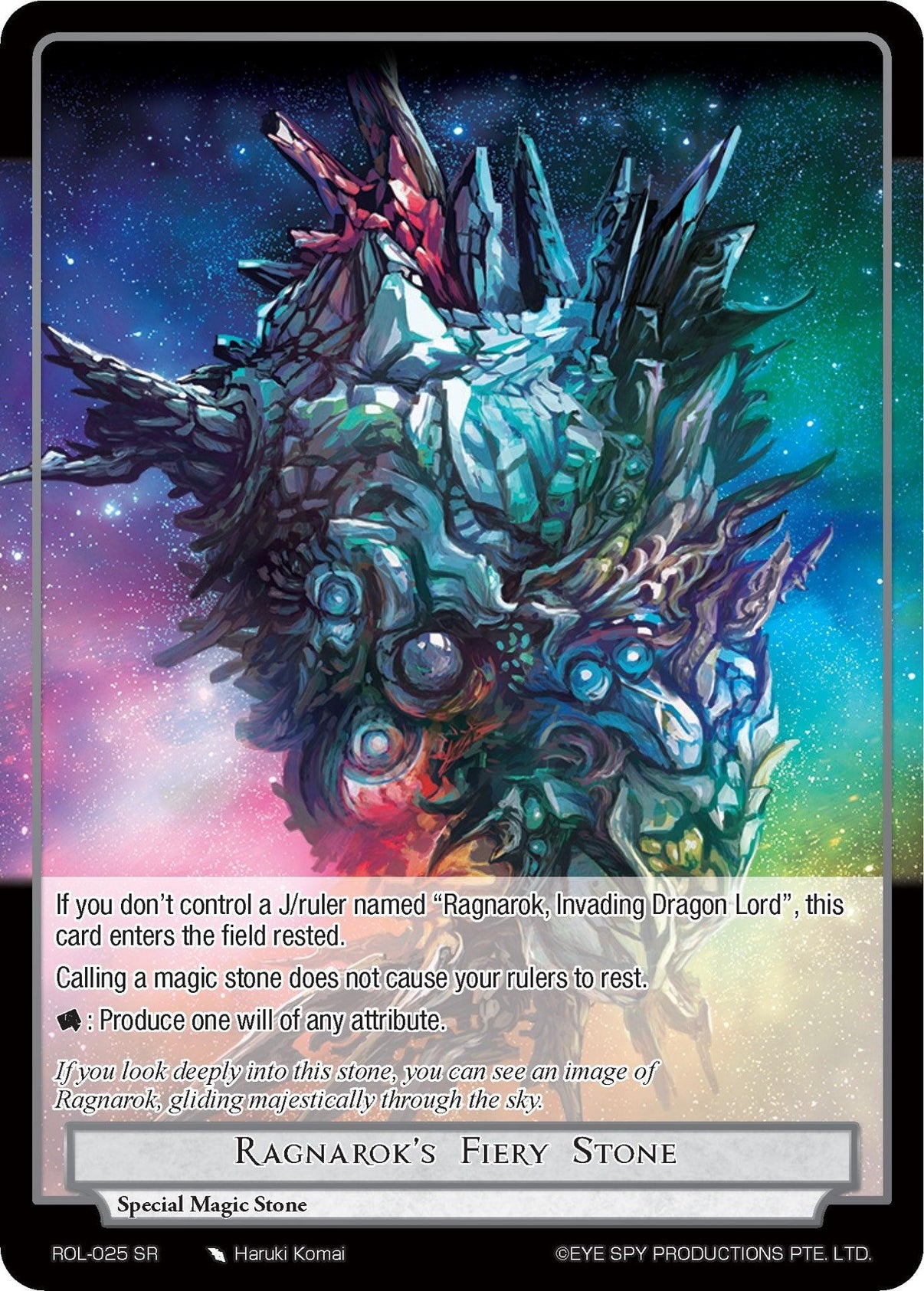 Ragnarok's Fiery Stone (ROL-025) [Rebirth of Legend] - POKÉ JEUX