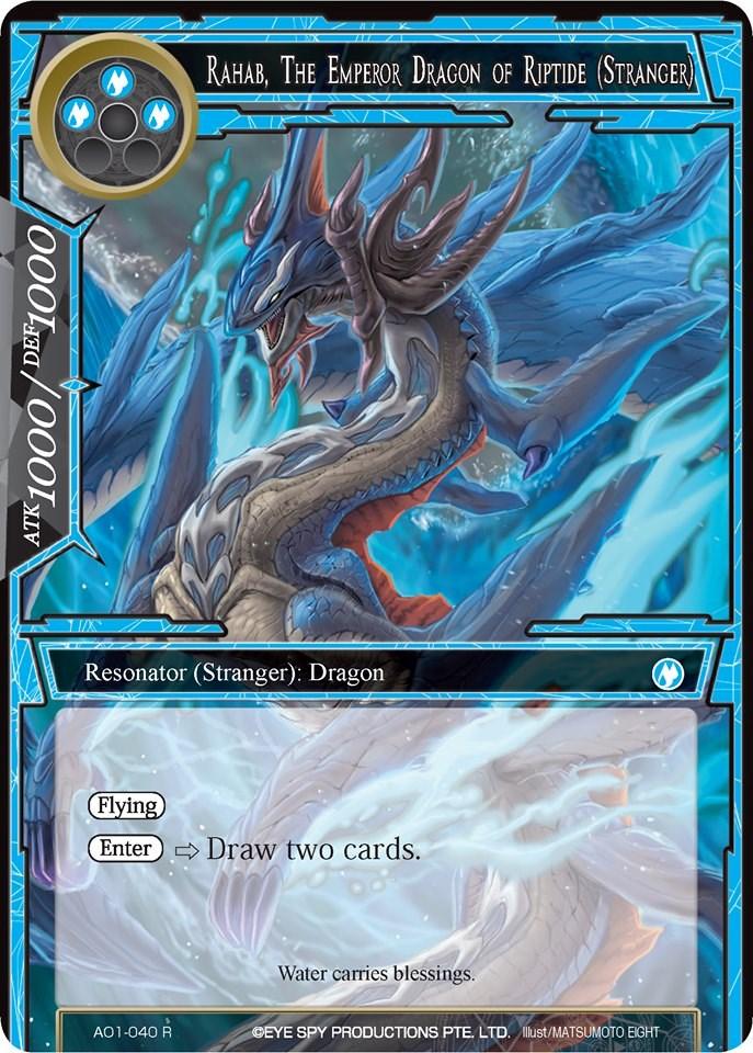 Rahab, The Emperor Dragon of Riptide (Stranger) (AO1-040) [Alice Origin] - POKÉ JEUX