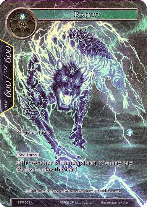 Raijuu (Full Art) (TSW-073) [The Time Spinning Witch] - POKÉ JEUX