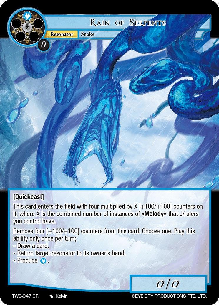 Rain of Serpents (TWS-047 SR) [The War of the Suns] - POKÉ JEUX