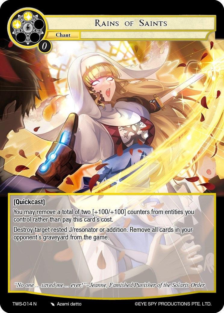 Rains of Saints (TWS-014 N) [The War of the Suns] - POKÉ JEUX