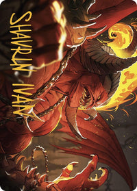 Rakdos, Patron of Chaos Art Card (45/49) (Gold-Stamped Signature) [Murders at Karlov Manor Art Series] - POKÉ JEUX
