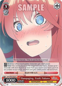 Rampaging, Itsuki Nakano (5HY/W90-E064 U) [The Quintessential Quintuplets 2] - POKÉ JEUX