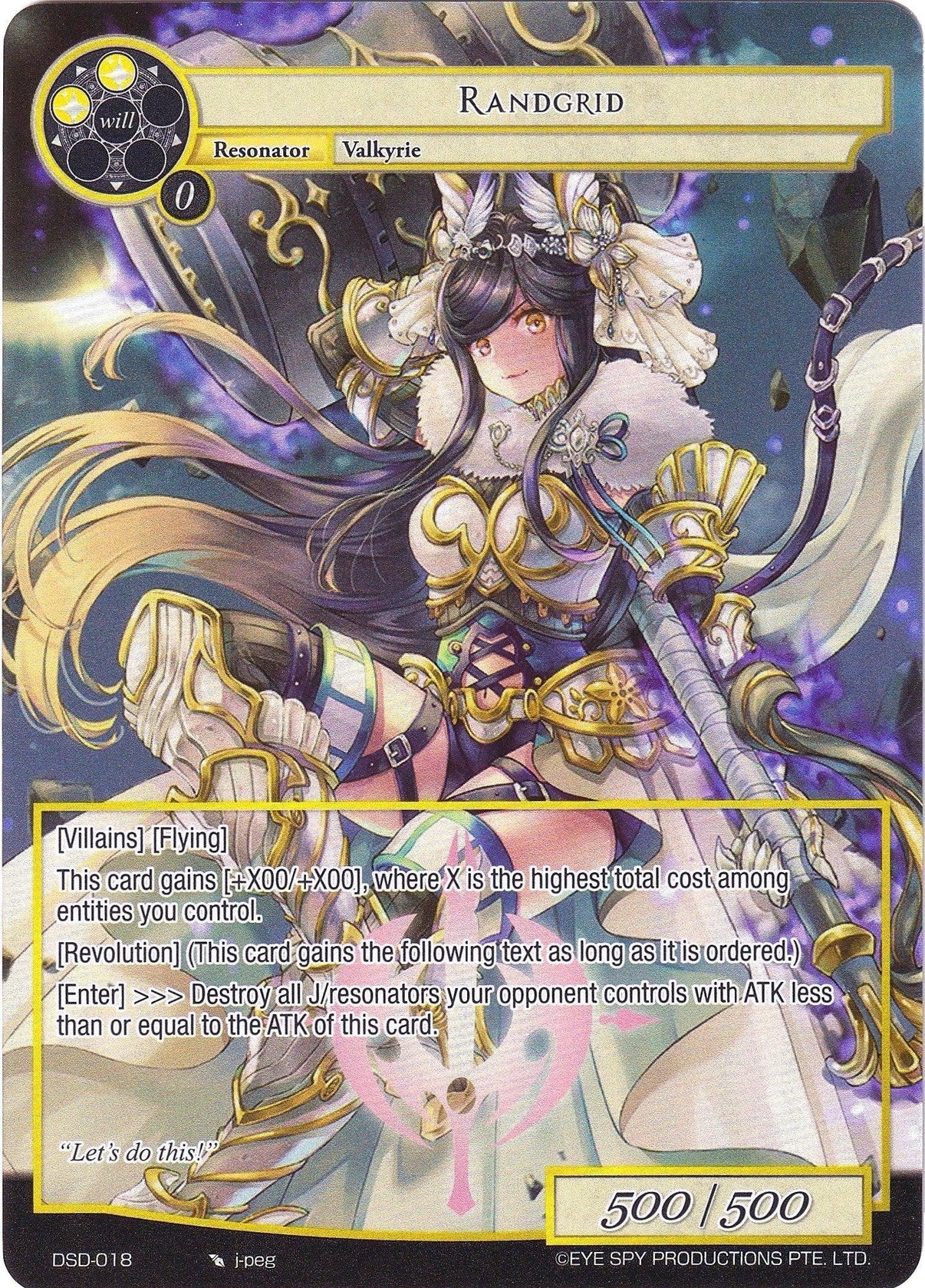 Randgrid (Full Art) (DSD-018) [Starter Deck: Villains] - POKÉ JEUX