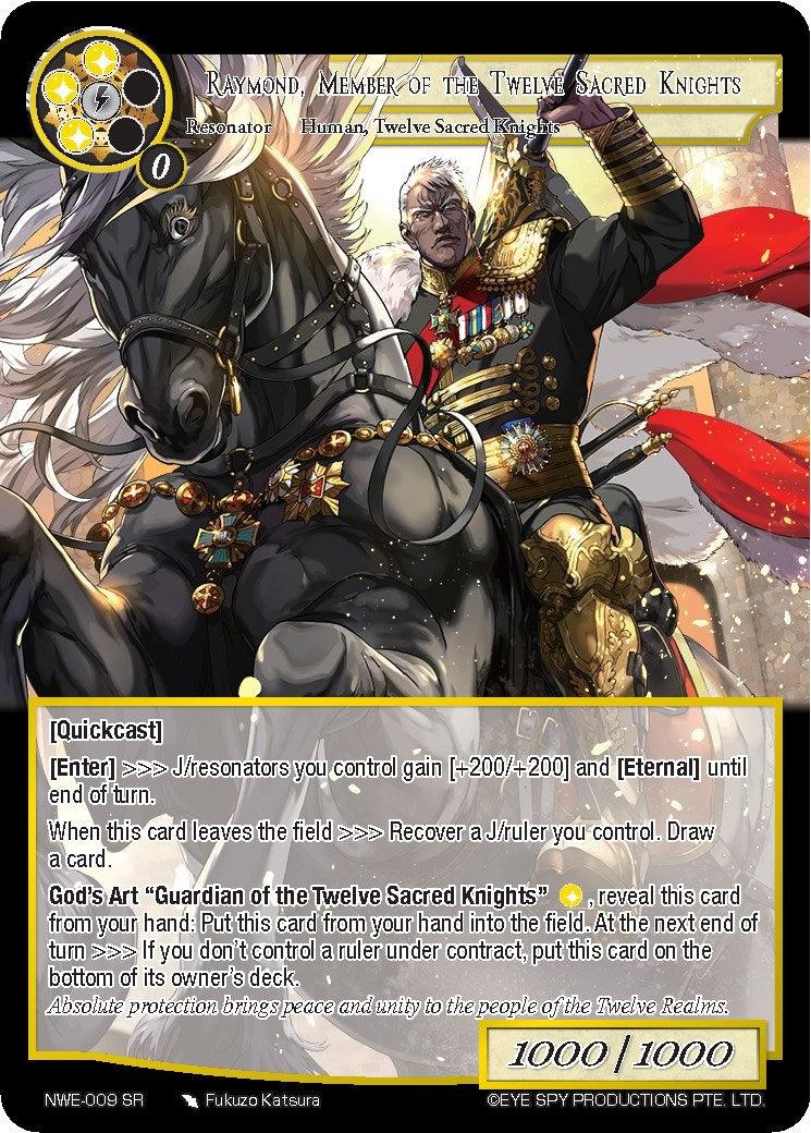 Raymond, Member of the Twelve Sacred Knights (NWE-009 SR) [A New World Emerges] - POKÉ JEUX
