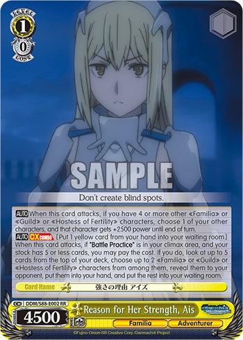 Reason for Her Strength, Ais (DDM/S88-E002 RR) [Is it Wrong to Try to Pick Up Girls in a Dungeon?] - POKÉ JEUX